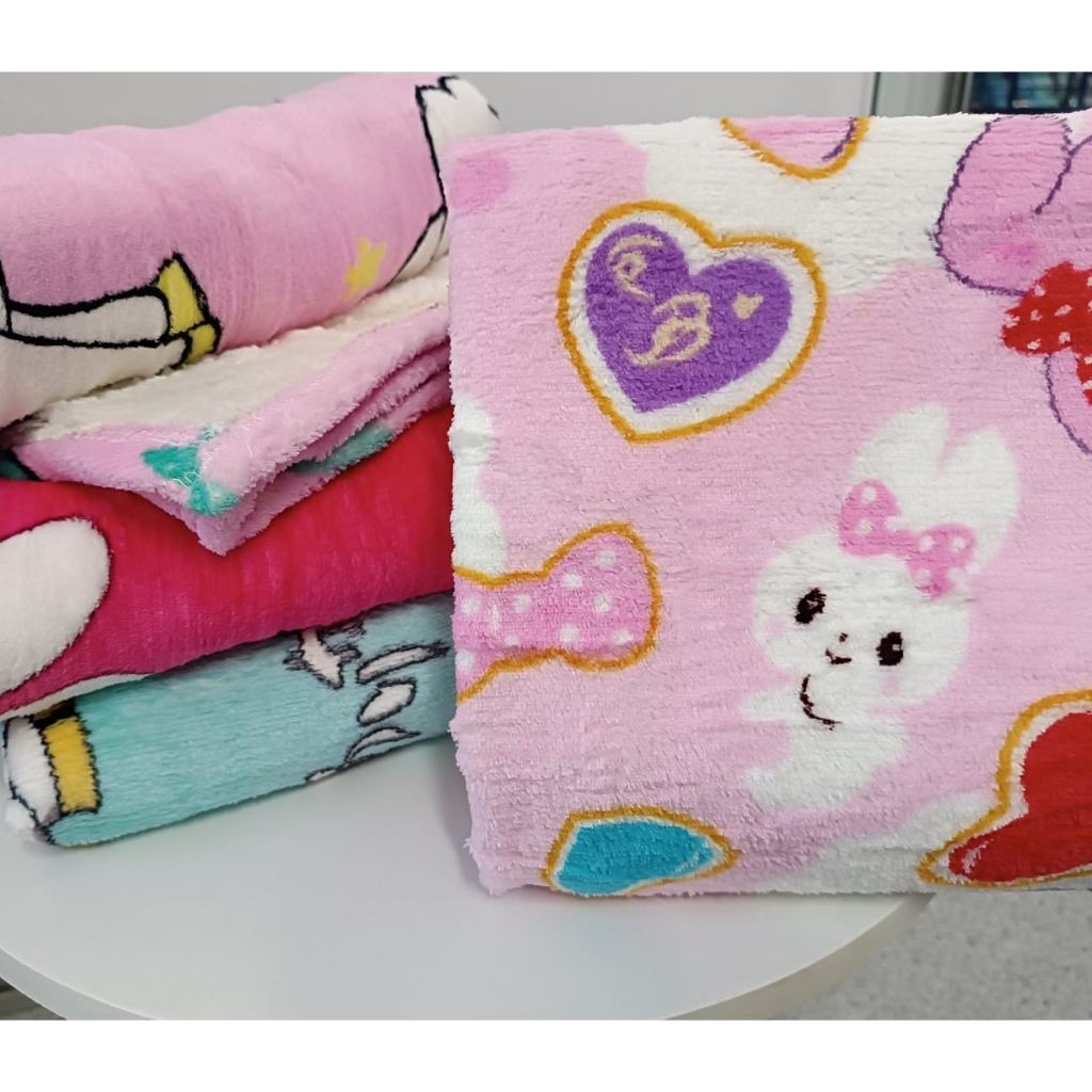 Cobertor Infantil Coberdrom Para Bebê Manta Soft Sherpa Estampada Dupla Face 50% Off