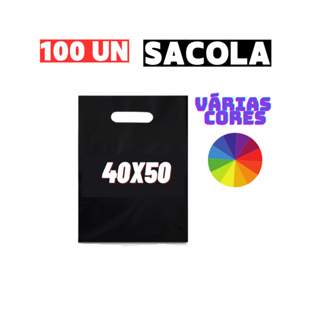 Sacola Boca de Palhaço 40x50 C/100 unidades em Oferta na Shopee
