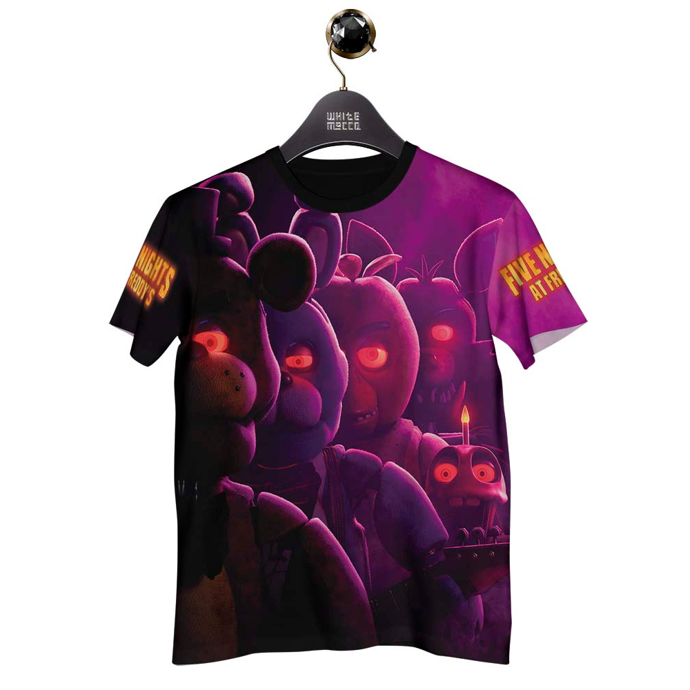 Camisa Filme Jogo FNAF Five Nights At Freddy's WT0087