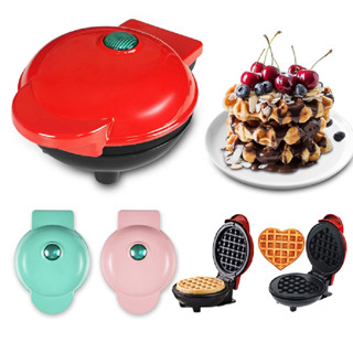 Mini Maquina Automático Elétricos Portátil De Waffles Panquecas 110v Doméstica 350w - 13cm