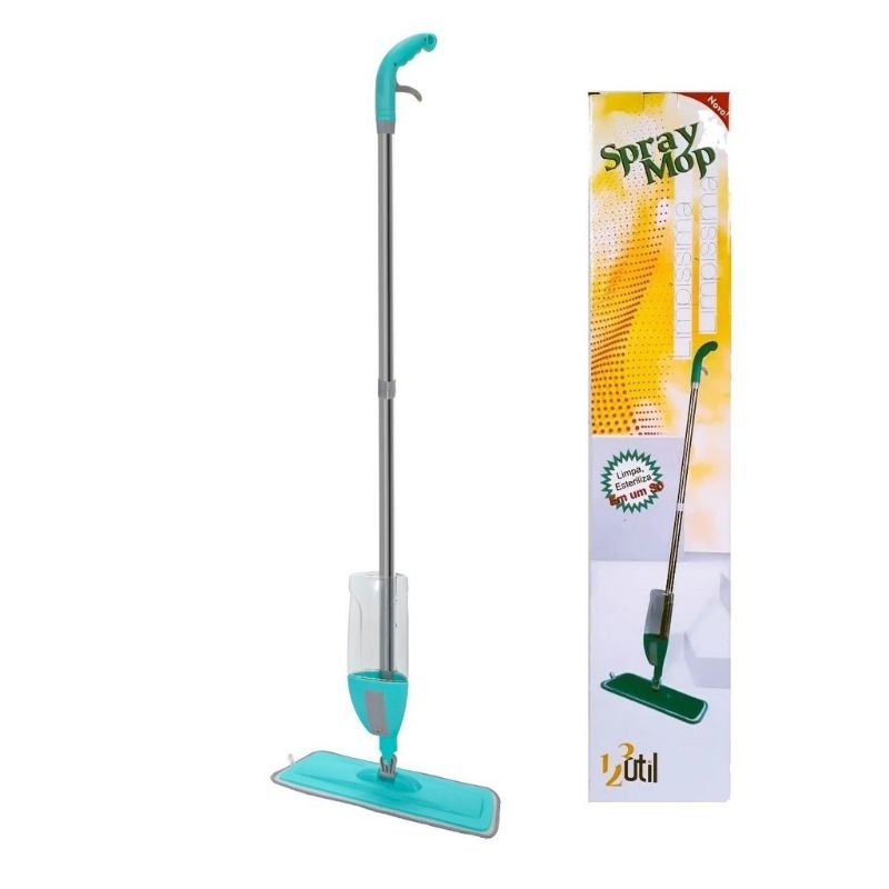 Mop spray rodo mágico vassoura Mop com refil e reservatório limpeza