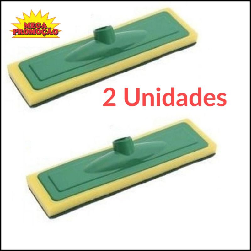 Rodo Abrasivo,Esponja Limpa Piso E Azulejo, 2 Unidades, Sem Cabo! em Oferta na Shopee