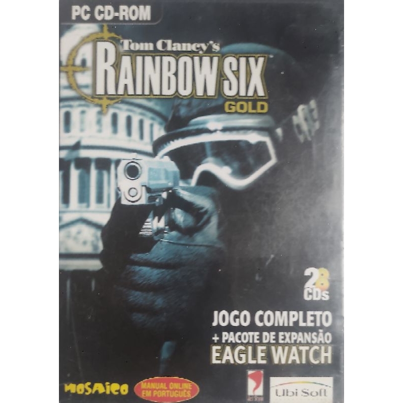 Jogo Pc Tom Clancy's Rainbow Six Gold duplo Raro Otimo Estado