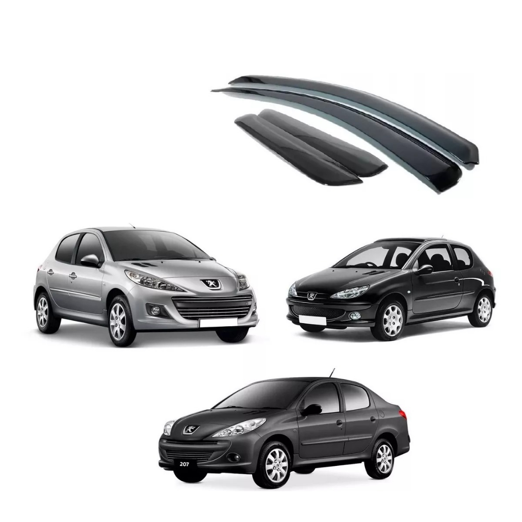 Calha de Chuva Peugeot 206/207 Todos 4P