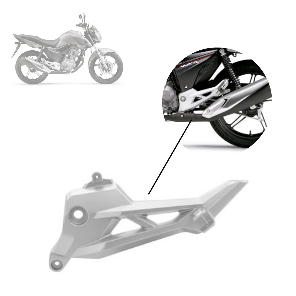 Bacalhau Pedaleira Pro Tork Titan 160 2016 até 2021 Lado Esquerdo Peças Acessóri