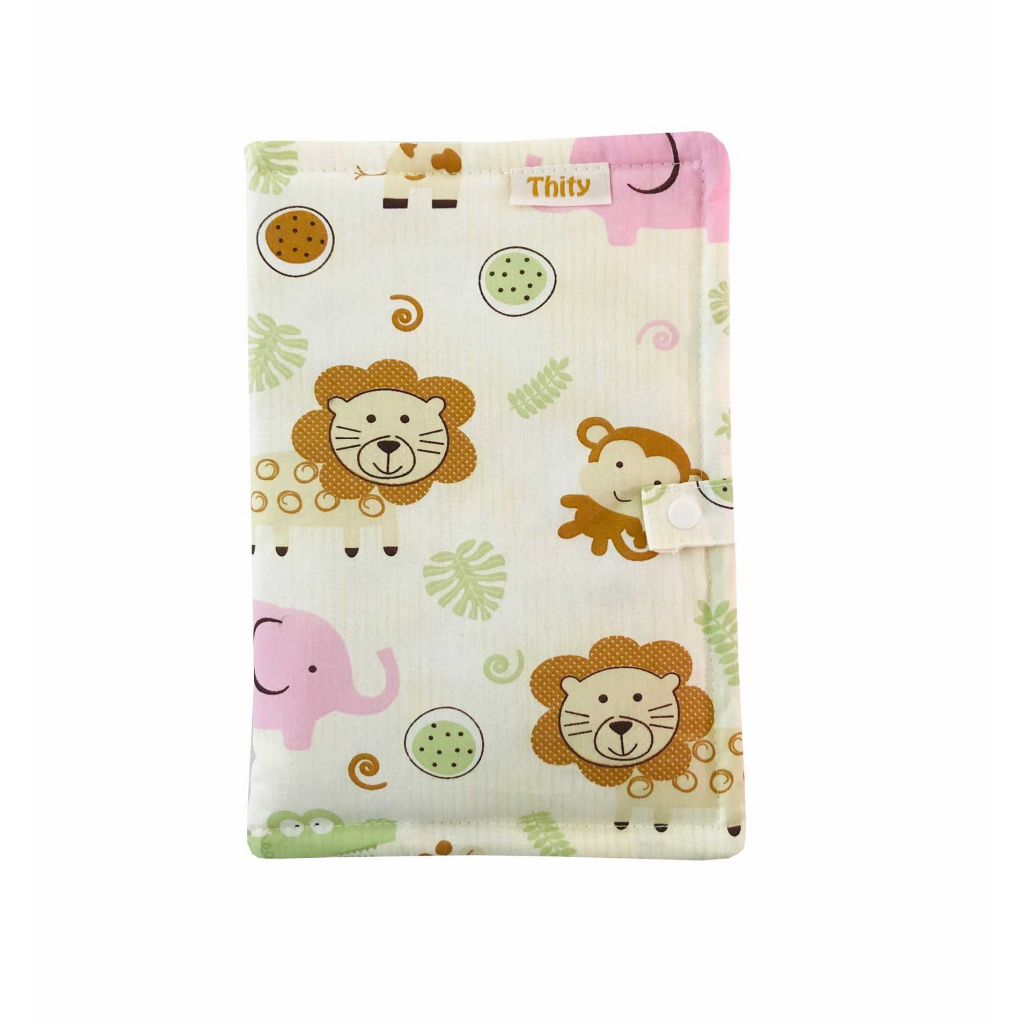 Capa de Caderneta de Vacinação Estampada Com Botão