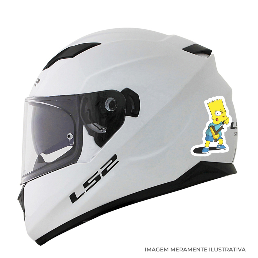 cod: BART015  - Bart Simpson 5 - 20cm - Adesivo - Carro / Moto / Notebook / Skate