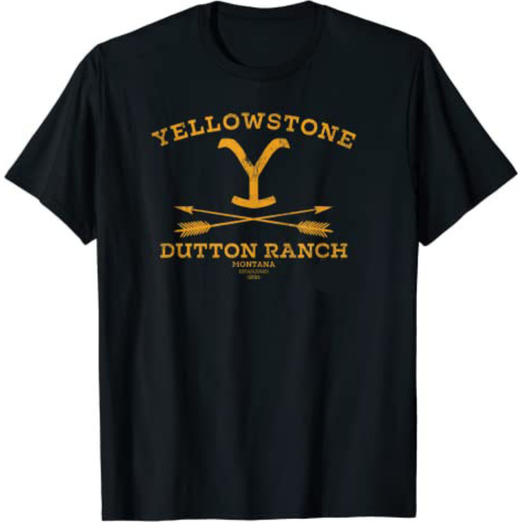 Camiseta Camisa Blusa Estampada DTF Série Yellowstone JohnDutton Moda Country Cowboy Ranch Masculina