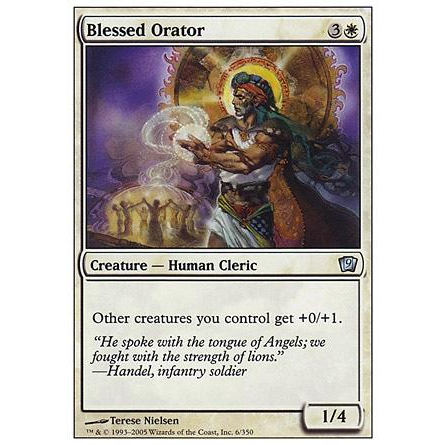 Orador Abençoado (Clerigo) - - Magic The Gathering