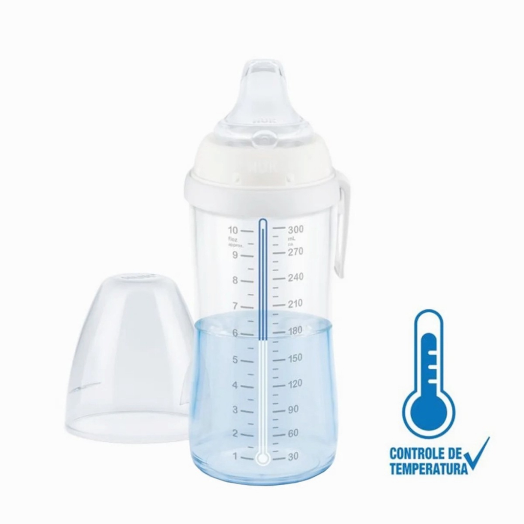 Detalhes do Copo Antivazamento e Controle de Temp. Active Cup 300ml- Nuk