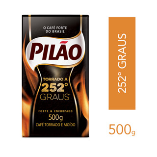 Café Pilão Torrado e Moído 252º Graus Vácuo 500g