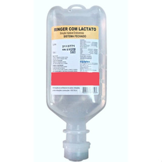 10 unid Ringer Com Lactato 500ml - Frasco