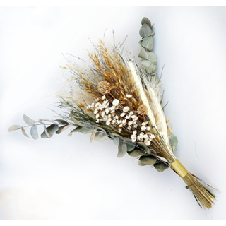 Buquê Médio Eucalipto Arranjo flores seca desidratada permanente para decoração presente em Oferta na Shopee