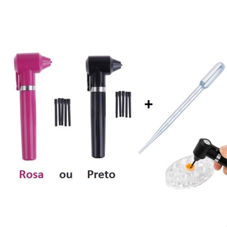 Mixer Mini Misturador Pigmentos Henna Tatuagem Microblading + Pipeta ( Dosador ) em Oferta na Shopee
