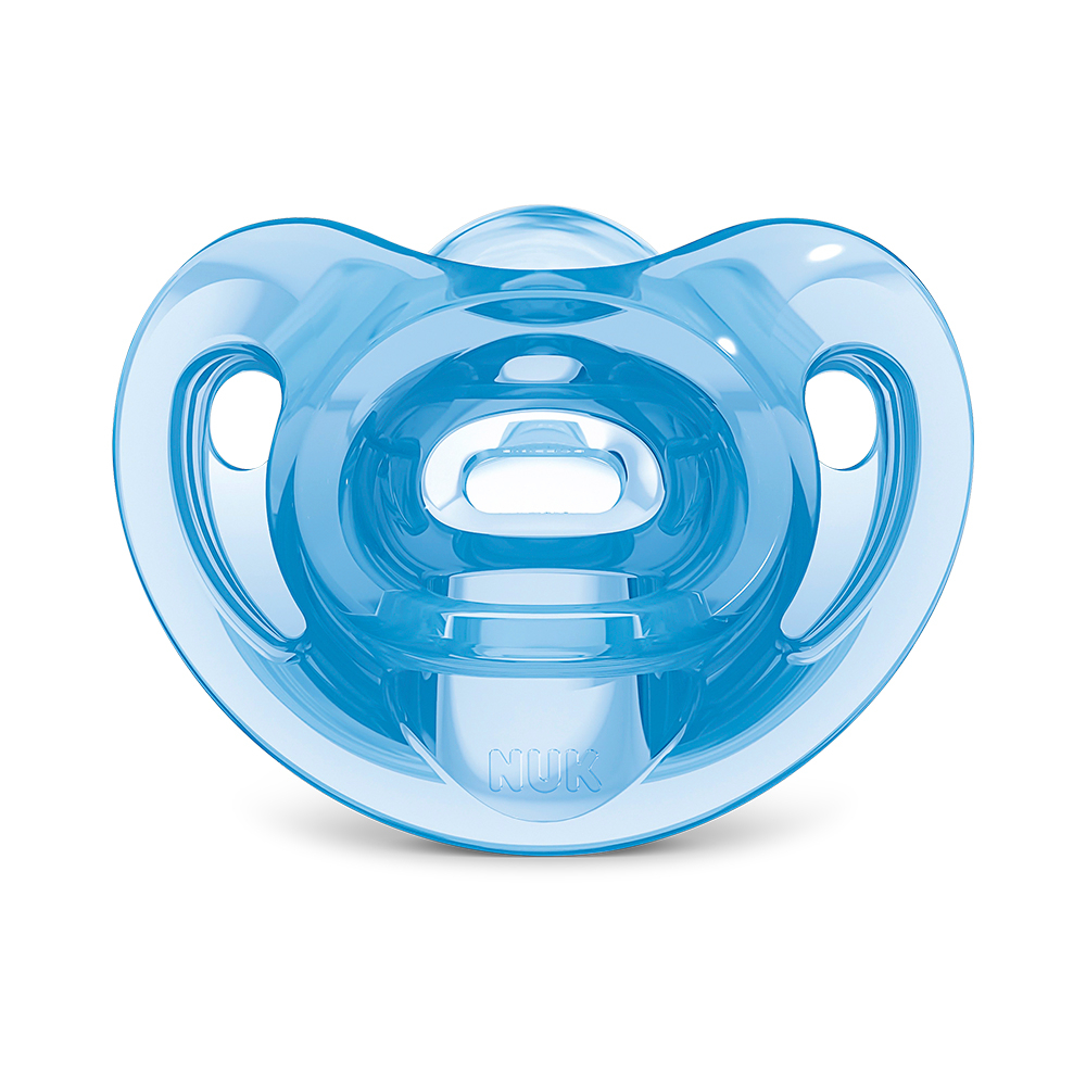 Kit 2 Chupetas Sensitive Soft 100% Silicone Azul/verde - Nuk em Oferta na Shopee