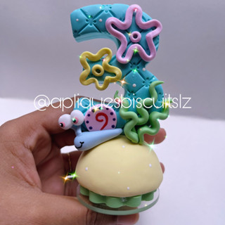 Vela de biscuit bob esponja