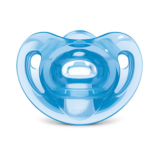 Kit 2 Chupetas Sensitive Soft 100% Silicone Azul/verde - Nuk em Oferta na Shopee