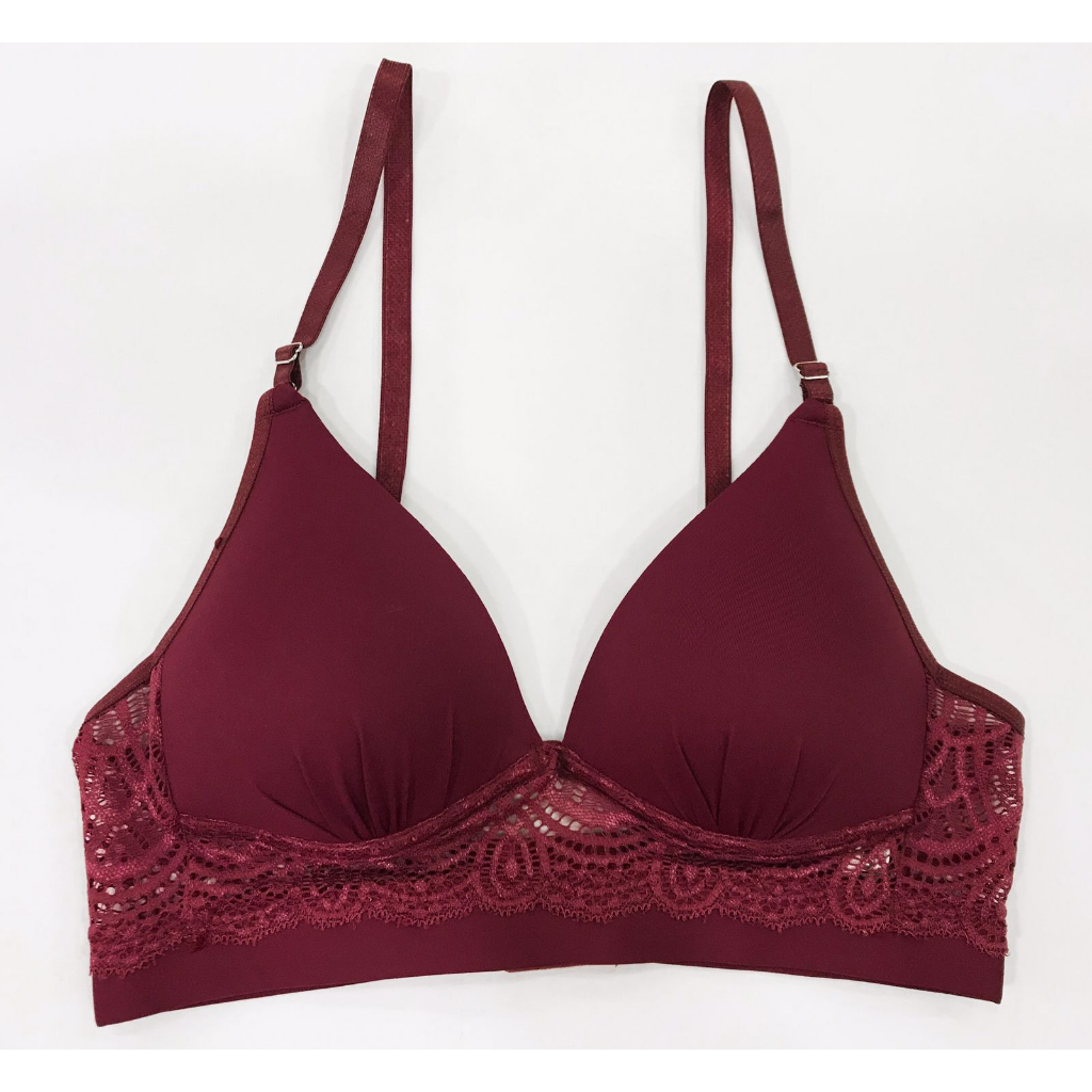 Sutiã com Bojo Soft Conforto em Microfibra e Renda Sem Aro