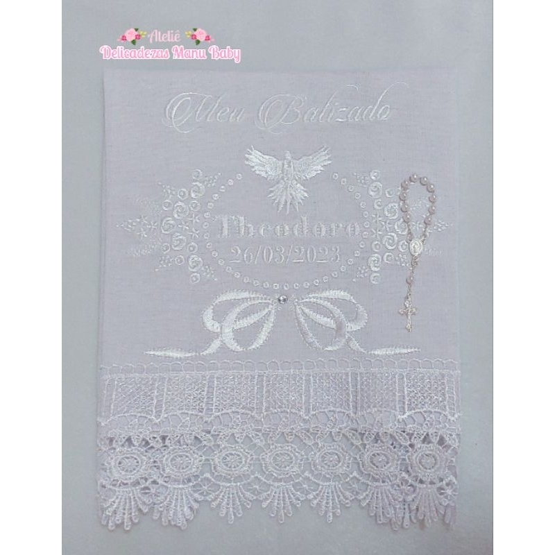 Toalha batizado Espírito Santo