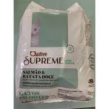 Ração Quatree Supreme Gatos Filhotes Salmão e Bata Doce 1 kg