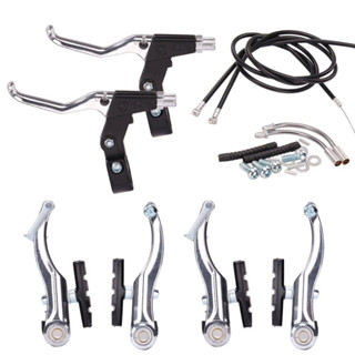 Kit Freio V-brake Para Bike Alumínio Com Manete Completo Mtb R-A74 em Oferta na Shopee