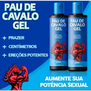 2 unidades Pau de Cavalo Gel Original 40ml Promoção 2 Frascos