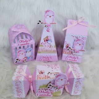 kit festa 20 itens lembrancinhas jardim encantado jardim dos pássaros personalizado
