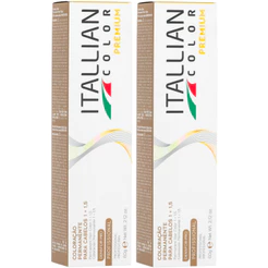 Kit 2 Colorações Itallian Color Hairtech 60g Tinta De Cabelo À Escolher