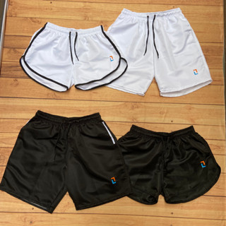 Kit Conjunto Casal Shorts Bermudas Namorados Mozão Praia Liso Básico Academia