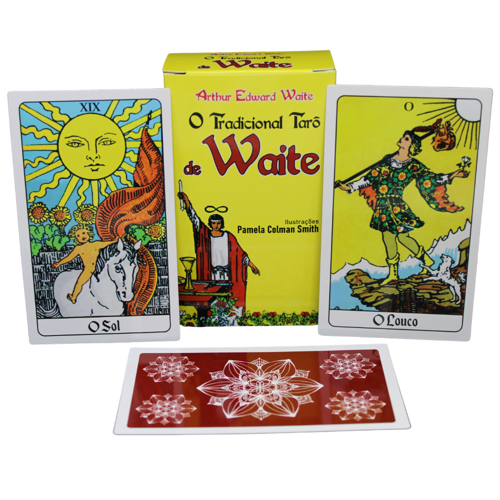 O Tradicional Tarô de Waite 78 Cartas e Manual em Oferta na Shopee