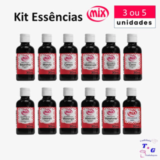 Kit de Essências Alimentícias 30 ml - Mix /Aroma