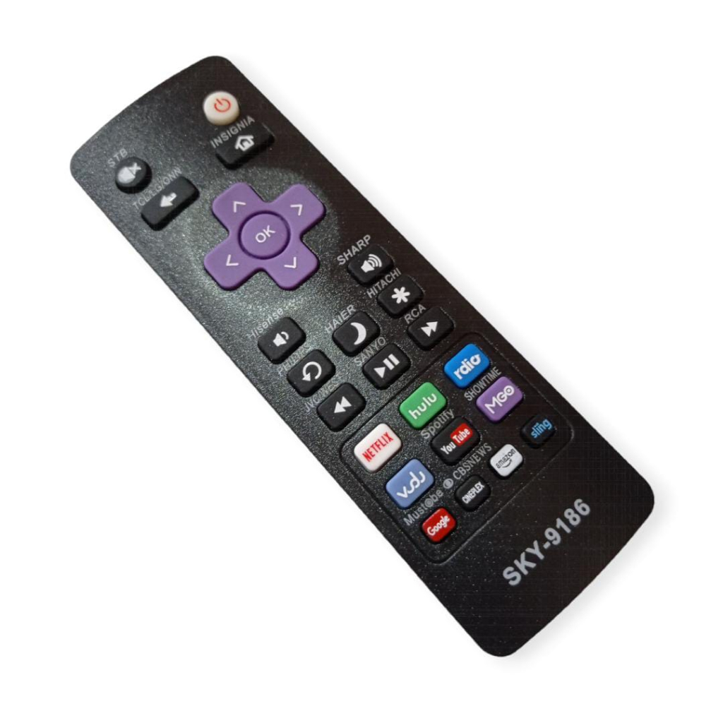 Controle Remoto Roku Box e TV Universal