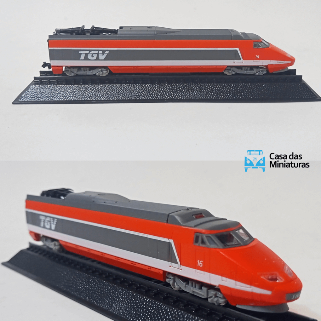 LocomotivA  SNCF TGV Sud-est 23000 - França - LACRADA + FASCÍCULO