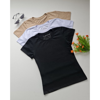 Kit 3 Camiseta T Shirt Blusinha Basica Lisa Algodão