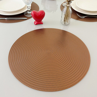 Lugar Jogo Americano Redondo Suplat Sousplat Vazado Mesa Jantar Cozinha 1 Peça em Oferta na Shopee