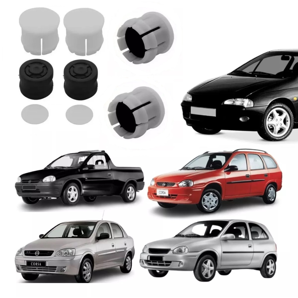 Kit Reparo Bucha Carcaça Alavanca Cambio Chevrolet Corsa Vectra Astra Celta Meriva