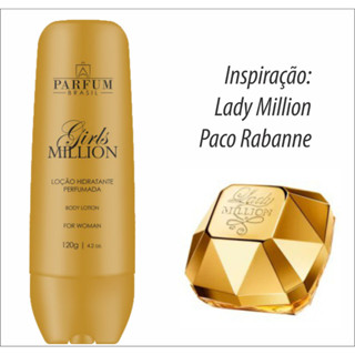 Hidratante Corporal Girls Million120g Parfum Brasil Magic