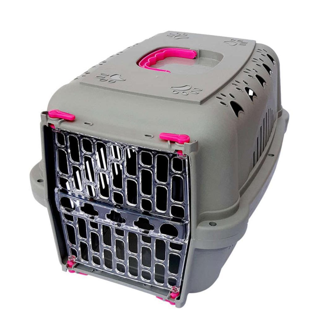 Caixa de Transporte n1 DuraPets Fun para Cães e Gatos (PORTA ACRILICA)