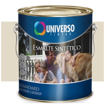 Tinta Esmalte Sintético Standard ALUMINIO (UNIVERSO) E Tinta Esmalte Premium Base Agua Acetinado Branco