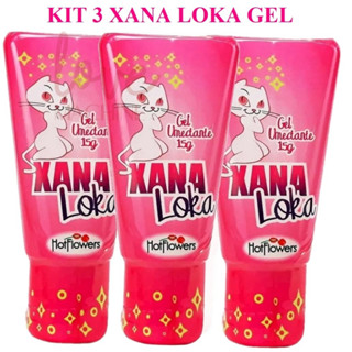 Kit 3 Xana Loka Gel Excitante Feminino Hotflowers