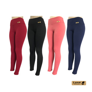 Kit com 03 Calças Legging Malha Crepe Adulto P ao GG Não fica Transparente