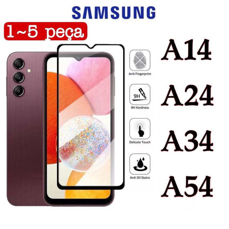 Película 3D para Galaxy sAMSUNG A05 A05S A03 A03S A03CORE A12 A13 A15 A14 A24 A34 A54