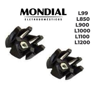 2 Arrastes para copo de liquidificador Mondial L99 / L850 / L900 / L1000 / L1100 / L1200