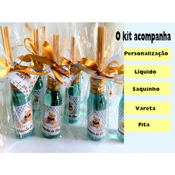 40 Mini Aromatizadores Lembrancinhas Com Personalização