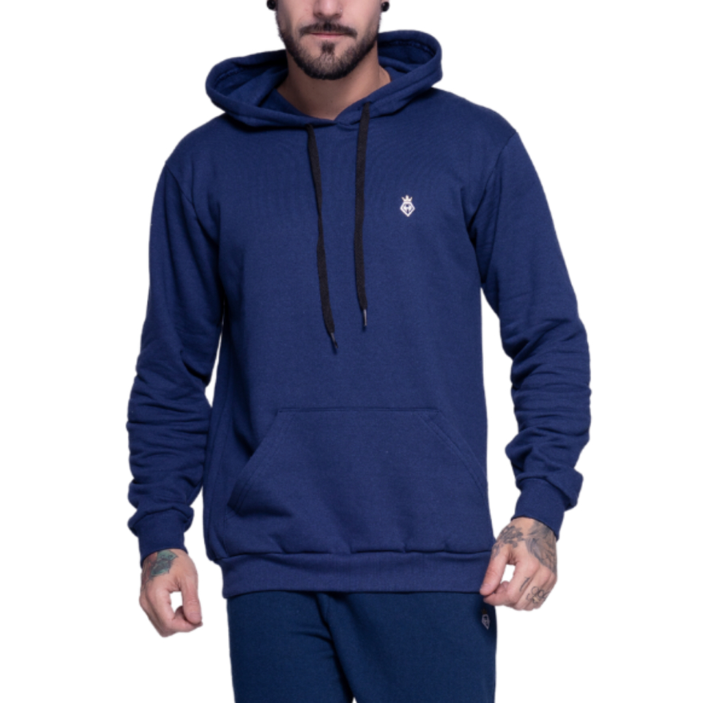 Moletom Liso Masculino E Feminino Blusa De Frio Capuz Heyju