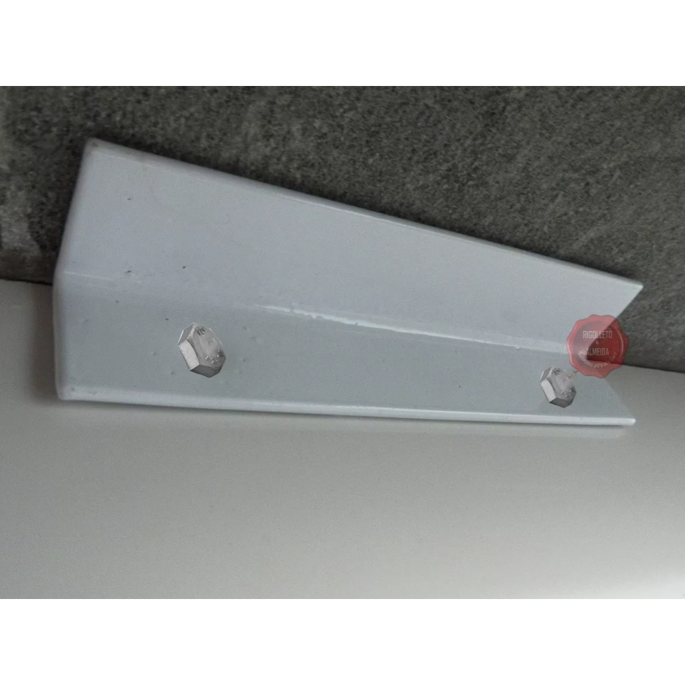 Kit 2 Suporte Lateral 50cm de apoio para bancada porta vertical Parafusar Pia Marmore Bancada