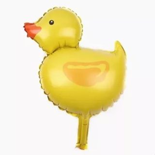 10 Balão Metalizado Pato Fazendinha Centro De Mesa em Oferta na Shopee