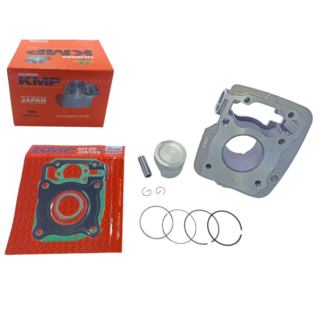 Kit Motor Completo Cg 125 Fan 2009 2010 2011 2012 2013 2014 2015 a 2018 Nxr 125 Bros 2013 2014 2015
