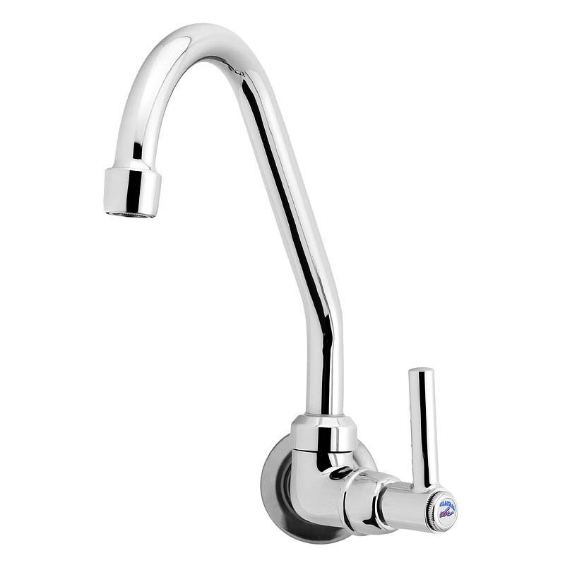 Torneira para COZINHA PAREDE bica móvel Metal