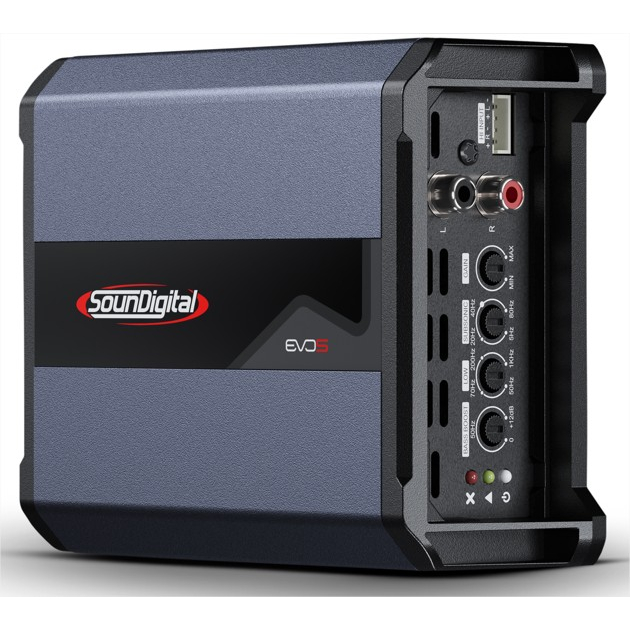 Módulo Ampflificador Soundigital Sd800.1 Evo5 4 ou 2 Ohms 1 Canal toca subwoofer woofer driver e super tweeter em Oferta na Shopee